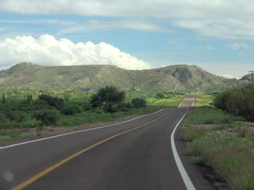 Highway south of Mulege