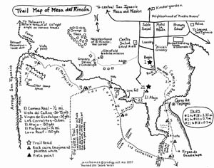 Small map of Mesa Rincón