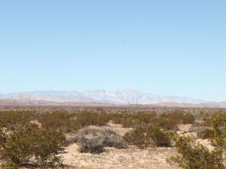 desert plain near San Felipe
