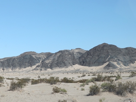 Dune field near Laguna Salada and La Ventana