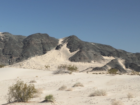 Dune field near Laguna Salada and La Ventana