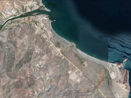 Google Earth Satellite image of Gallito Dunes