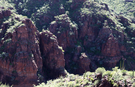 Canyon in sierras