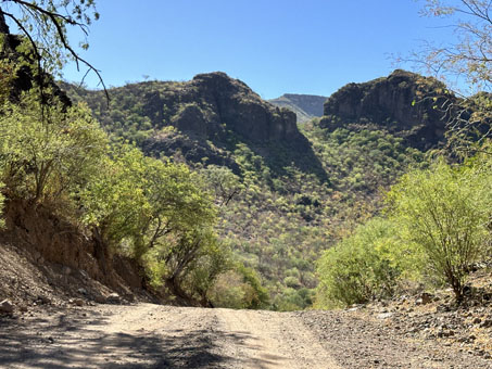 Camino a Rancho El Aguajito