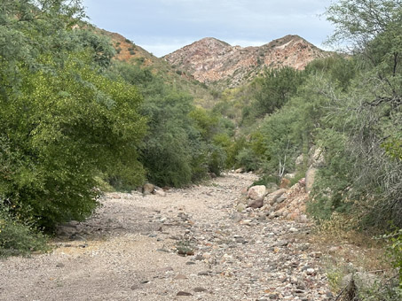 view up arroyo Canett