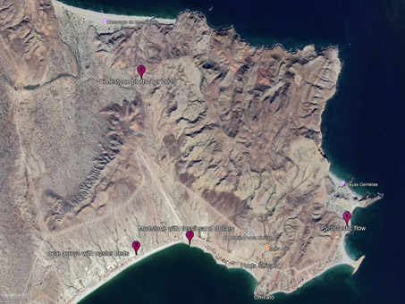 map of Punta Chivato